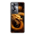 Дизайнерский силиконовый чехол для OnePlus Nord N30 SE 5G Золотой дракон