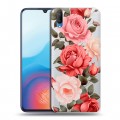 Полупрозрачный дизайнерский пластиковый чехол для Vivo V11 Розы