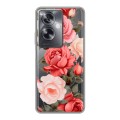 Полупрозрачный дизайнерский пластиковый чехол для OnePlus Nord N30 SE 5G Розы