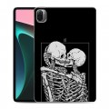 Дизайнерский силиконовый чехол для Xiaomi Pad 5 Поцелуй скелетов