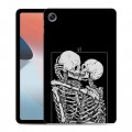 Дизайнерский силиконовый чехол для OPPO Pad Air Поцелуй скелетов