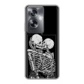 Дизайнерский силиконовый чехол для OnePlus Nord N30 SE 5G Поцелуй скелетов