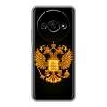 Дизайнерский силиконовый чехол для Xiaomi RedMi A3 Герб России желтый