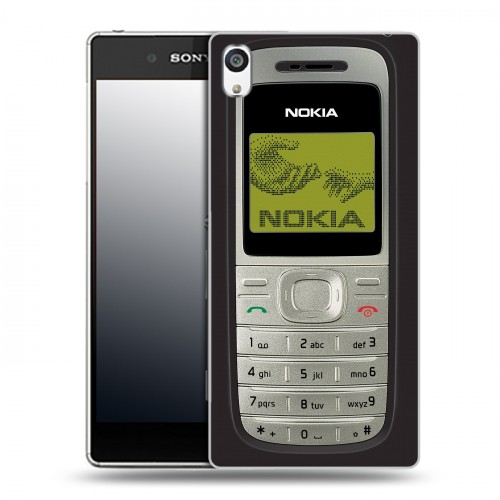 Дизайнерский пластиковый чехол для Sony Xperia E5 Ретро Нокия