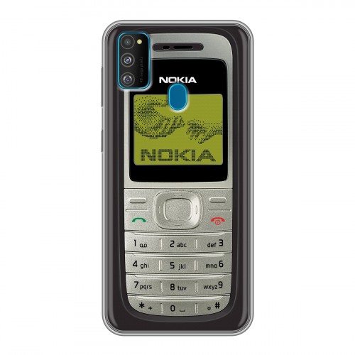 Дизайнерский силиконовый чехол для Samsung Galaxy M30s Ретро Нокия