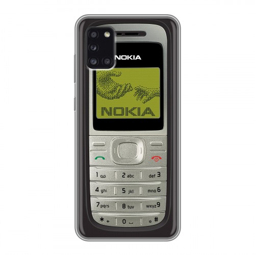 Дизайнерский силиконовый чехол для Samsung Galaxy A31 Ретро Нокия