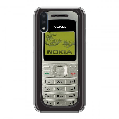 Дизайнерский силиконовый чехол для Samsung Galaxy M01 Ретро Нокия