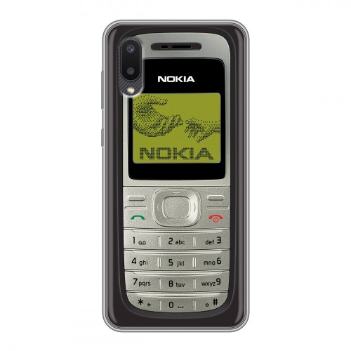 Дизайнерский силиконовый чехол для Samsung Galaxy A02 Ретро Нокия