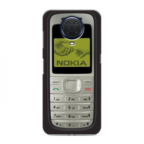 Дизайнерский силиконовый с усиленными углами чехол для Nokia G20 Ретро Нокия