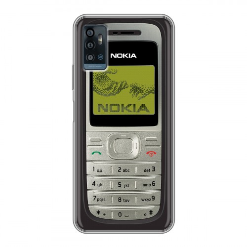 Дизайнерский пластиковый чехол для ZTE Blade A71 Ретро Нокия