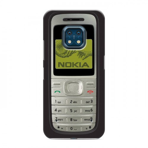 Дизайнерский силиконовый с усиленными углами чехол для Nokia XR20 Ретро Нокия