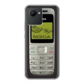 Дизайнерский силиконовый чехол для Realme C30 Ретро Нокия