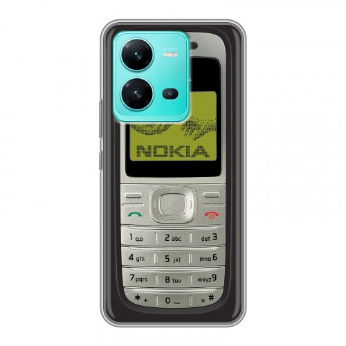 Дизайнерский пластиковый чехол для Vivo V25 Ретро Нокия