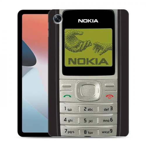 Дизайнерский силиконовый чехол для OPPO Pad Air Ретро Нокия