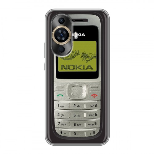 Дизайнерский силиконовый чехол для Huawei Nova 11 Ретро Нокия