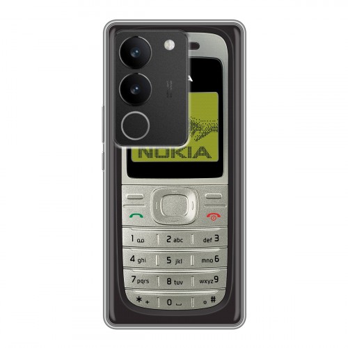 Дизайнерский силиконовый чехол для Vivo S17 Ретро Нокия