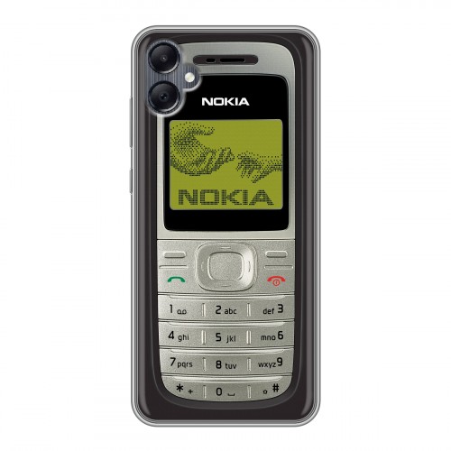 Дизайнерский силиконовый чехол для Samsung Galaxy A05 Ретро Нокия