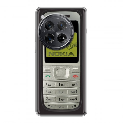 Дизайнерский пластиковый чехол для OnePlus 12 Ретро Нокия