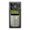 Дизайнерский силиконовый чехол для Tecno Pova 6 Ретро Нокия