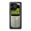 Дизайнерский силиконовый чехол для RedMi 13 4G Ретро Нокия