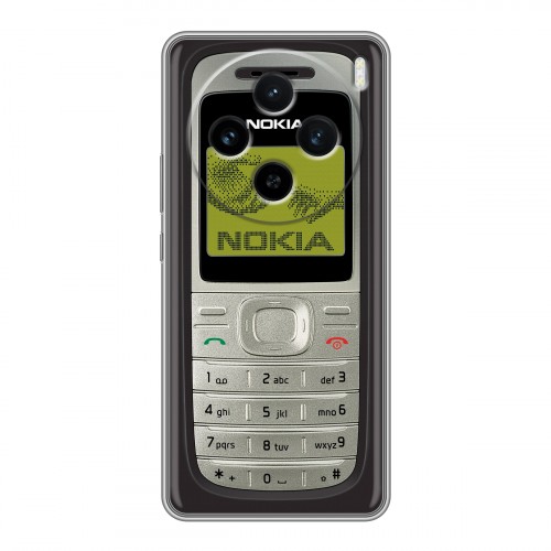 Дизайнерский пластиковый чехол для Vivo X100 Ретро Нокия