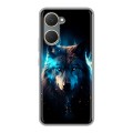 Дизайнерский силиконовый чехол для Vivo Y03 Волк ночной