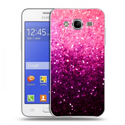 Дизайнерский пластиковый чехол для Samsung Galaxy J7 Блестки