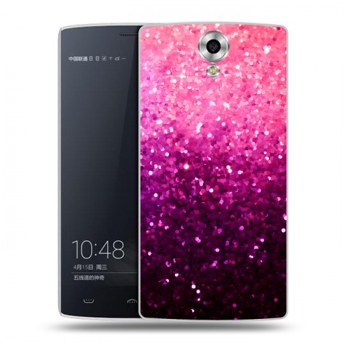 Дизайнерский силиконовый чехол для Homtom HT7 Блестки