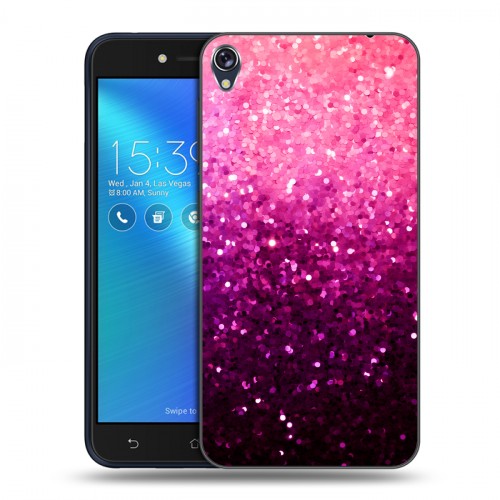 Дизайнерский силиконовый чехол для Asus ZenFone Live Блестки