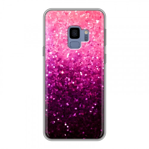 Дизайнерский силиконовый чехол для Samsung Galaxy S9 Блестки