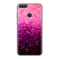 Дизайнерский силиконовый чехол для Huawei P Smart Блестки