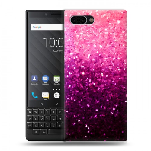 Дизайнерский пластиковый чехол для BlackBerry KEY2 Блестки