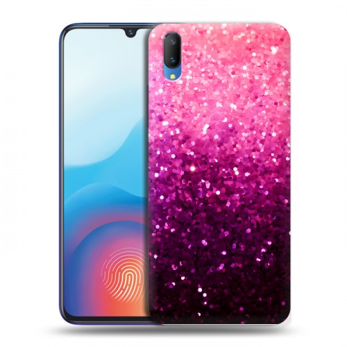 Дизайнерский пластиковый чехол для Vivo V11 Блестки