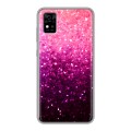Дизайнерский силиконовый чехол для ZTE Blade A31 Блестки
