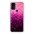 Дизайнерский силиконовый чехол для TCL 20B Блестки