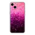 Дизайнерский силиконовый чехол для Iphone 14 Блестки