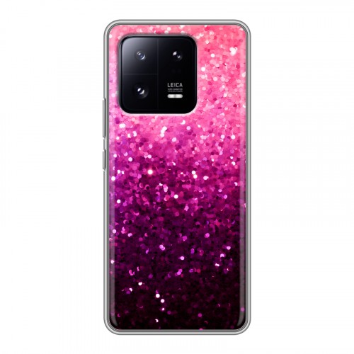 Дизайнерский силиконовый чехол для Xiaomi 13 Pro Блестки