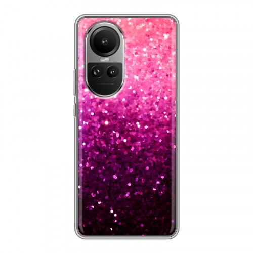 Дизайнерский силиконовый чехол для OPPO Reno10 Блестки