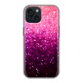 Дизайнерский силиконовый чехол для Iphone 15 Блестки