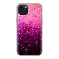 Дизайнерский силиконовый чехол для Iphone 15 Plus Блестки