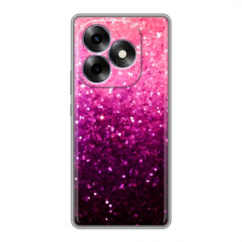 Дизайнерский силиконовый чехол для Itel S23 Plus Блестки