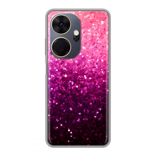 Дизайнерский силиконовый чехол для Itel P55 Plus Блестки