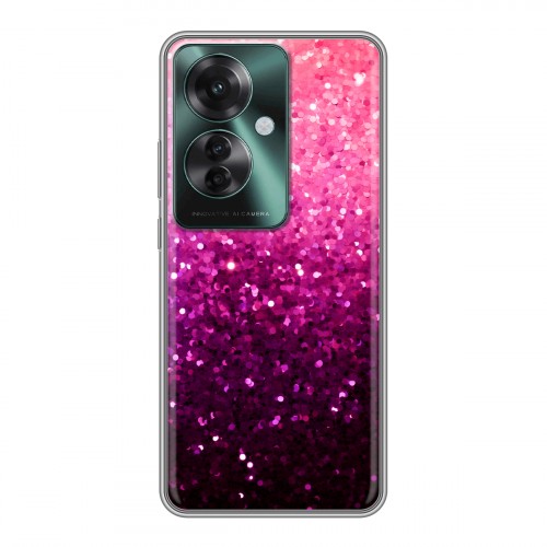 Дизайнерский силиконовый чехол для Oppo Reno 11F Блестки