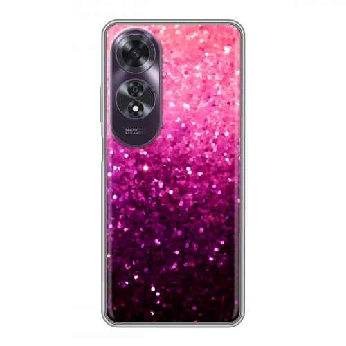 Дизайнерский силиконовый чехол для OPPO A60 Блестки