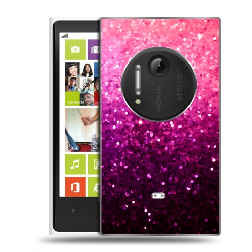 Дизайнерский силиконовый чехол для Nokia Lumia 1020 Блестки