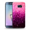 Дизайнерский силиконовый чехол для Samsung Galaxy S6 Edge Блестки