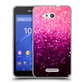 Дизайнерский пластиковый чехол для Sony Xperia E4g Блестки