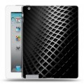 Дизайнерский пластиковый чехол для Ipad 2/3/4 Текстура металла
