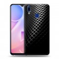 Дизайнерский пластиковый чехол для Vivo Y95 Текстура металла