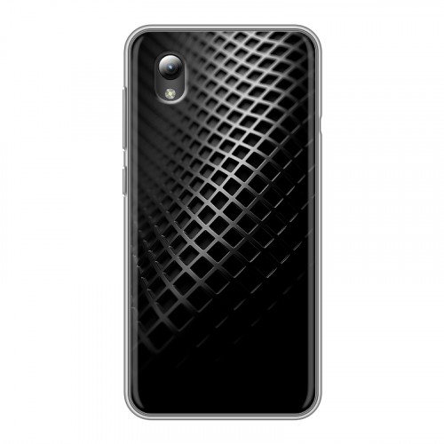 Дизайнерский силиконовый чехол для ZTE Blade A3 (2019) Текстура металла